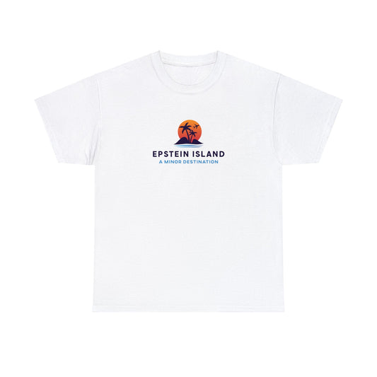 Epstein Island Logo Tee - Corrupt Fun