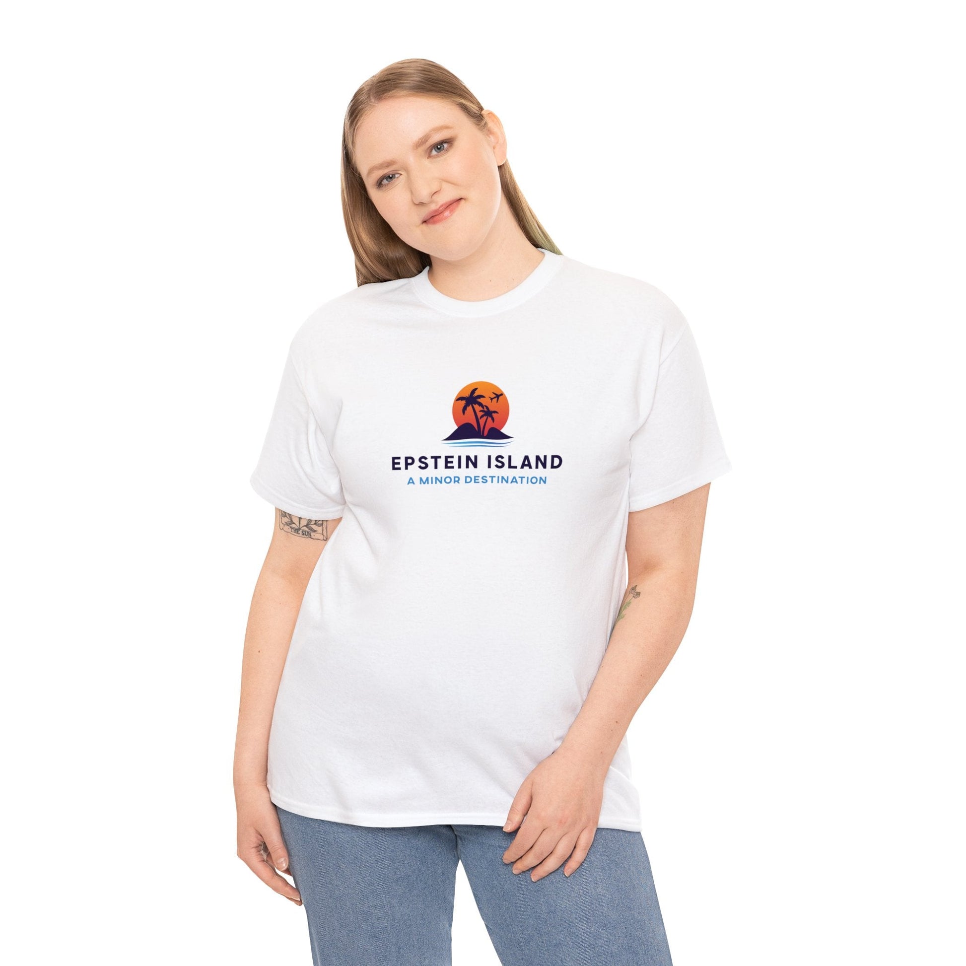 Epstein Island Logo Tee - Corrupt Fun